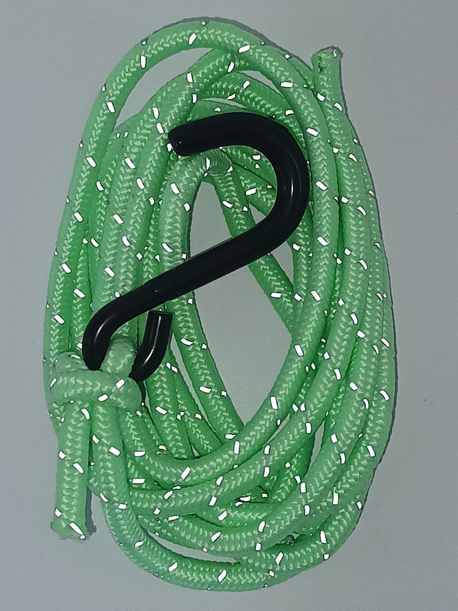 Replacement Rope 6mm x 2.4mtr Glow/Reflective